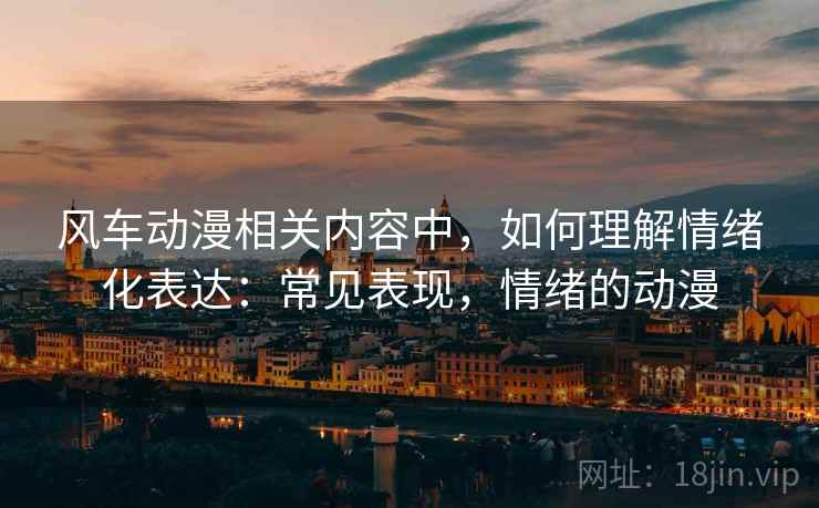风车动漫相关内容中，如何理解情绪化表达：常见表现，情绪的动漫